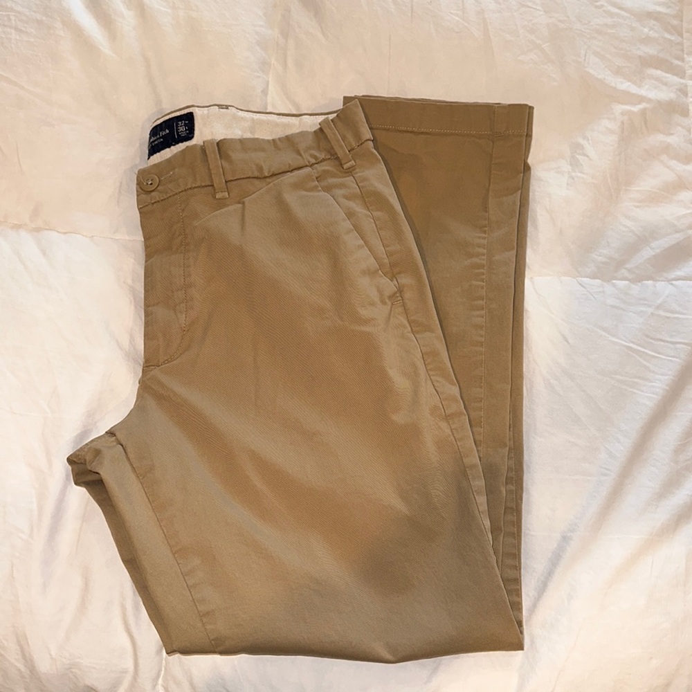 A&F skinny stretch khaki